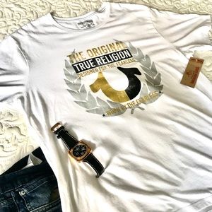 True Religion NWT XXL white T shirt “The Original”
